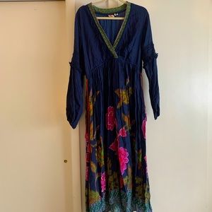 Anthropologie Boho Maxi Dress